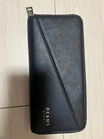 BEAMS HEART 블랙 장지갑