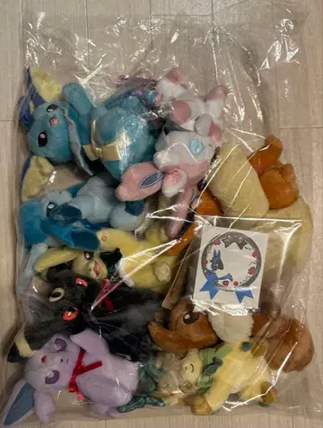 [새상품] 포켓몬 봉제 인형 Eevee Collection 전 9종 세트