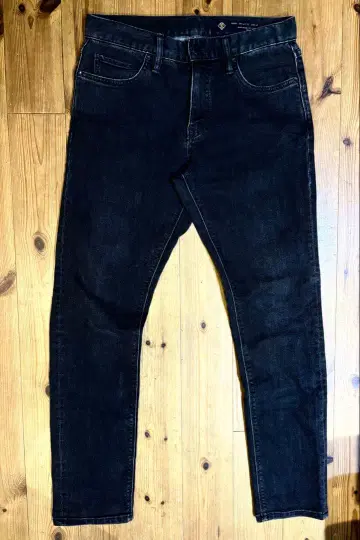 ROARK 로아크 다크 데님 슬림 핏 스트레치 데님 팬츠