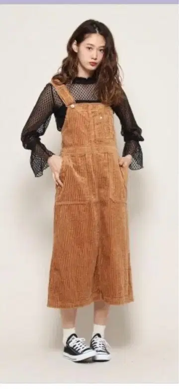 오버롤 스커트 ALICIA PAGEBOY
