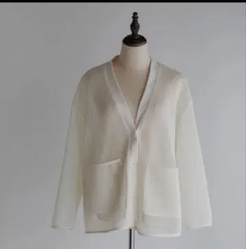 pois 포아 메쉬 가디건