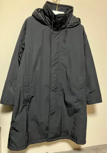 [ UNIQLO C ] 후디드 코트 M 블랙