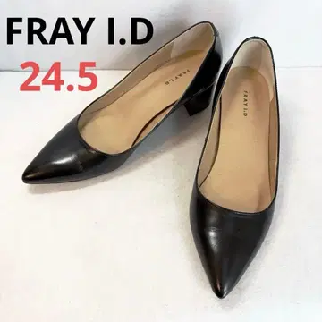 [새상품급] FRAY I.D 프레이 아이디 펌프스 블랙 관혼상제