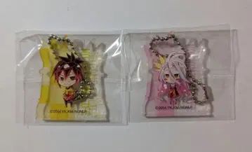 공백 노 게임 노 라이프 아크릴 키링 컬렉션