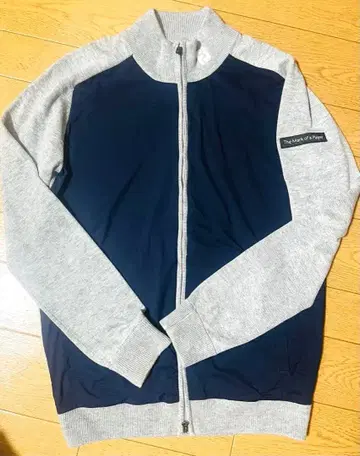 FJ 집업 자켓 네이비/그레이 M