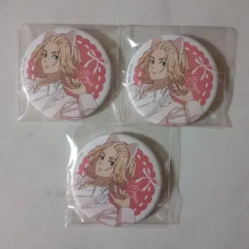 도쿄 리벤저스 사노 만지로 난자 캔뱃지 3개 세트