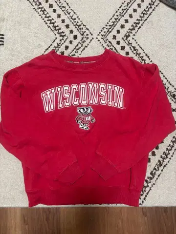 위스콘신 로고 맨투맨