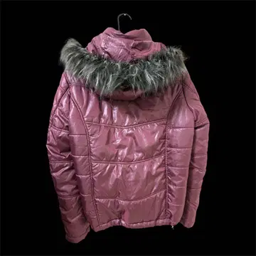 Y2K 퍼 달린 다운 자켓 헤이세이 갸루 남자 광택