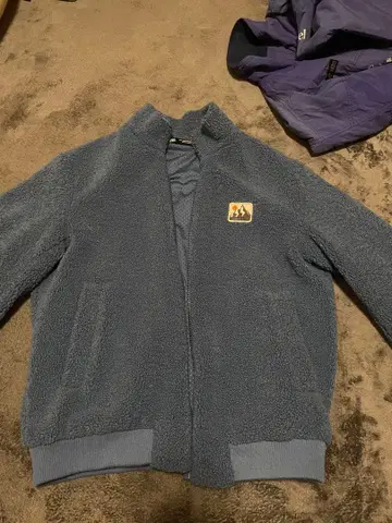 ZARA 플리스 자켓 그레이