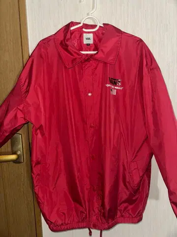 VANS 나일론 자켓 레드