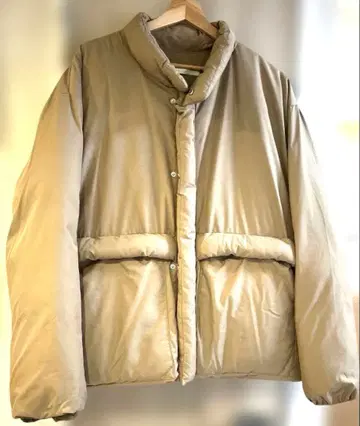 수입 베이지 다운 자켓 M