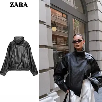 ZARA 페이크 레더 자켓 자라 zara S