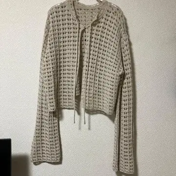 Triangle Pattern Knit Cardigan