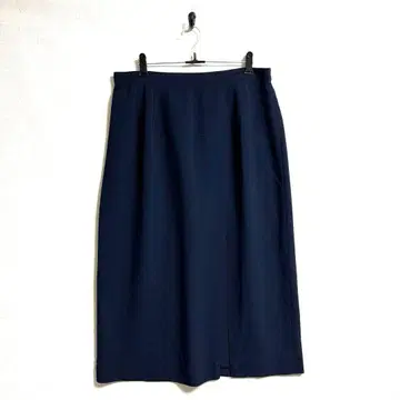 [ MILOSOPHIA ] 미로소피아 네이비 타이트 스커트 앞 슬릿