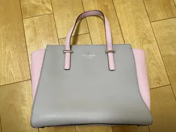 케이트 스페이드 그레이 핑크 핸드백 2way