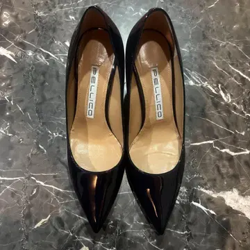 PELLICO 네이비 하이힐 36cm