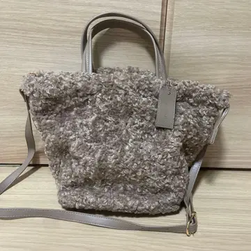 Ray BEAMS 숄더백 베이지