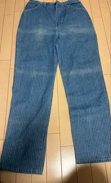 레어 70s SEARS 시어스 데님 스토어계 분위기 발군 스트라이프