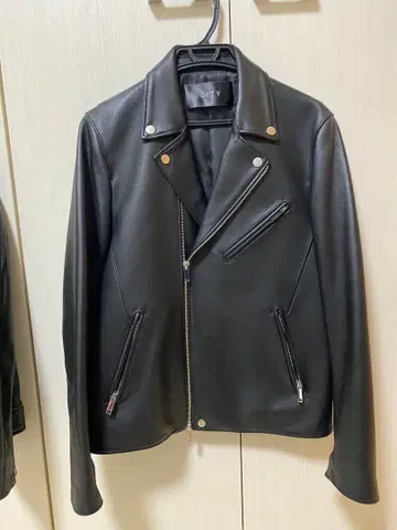 CITY 더블 라이더스 블랙 가죽 자켓