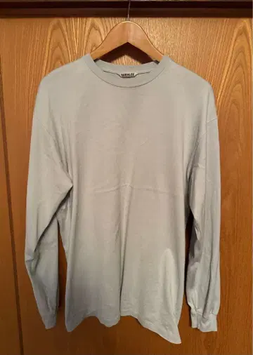 AURALEE LUSTER PLAITING LONG SLEEVE TEE