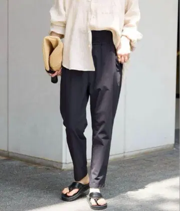 새상품 저널 스탠다드 나일론 스트레치 테이퍼드 팬츠