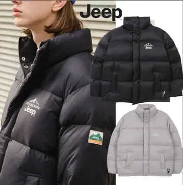 Jeep 블랙 다운 자켓