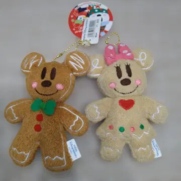 디즈니 리조트 진저 쿠키 인형 배지 키링