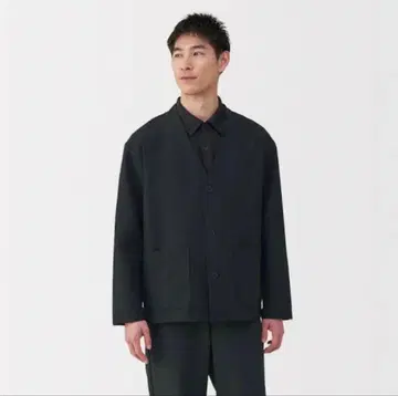 무인양품 바람이 통하는 스트레치 축구 가디건 M 노턱 팬츠 M 세트