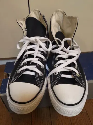 Converse 블랙 하이컷 스니커즈 컨버스