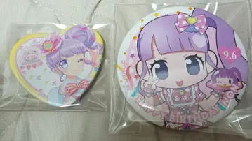 프리파라 마나카 논 카페 벌스데이 하트 캔뱃지