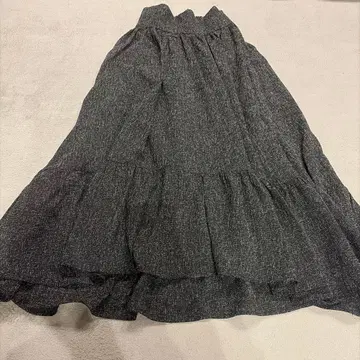 Louere 프릴 롱 스커트 M