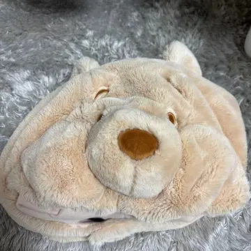 곰 얼굴 모자 부드러운 플리스