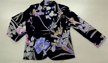 새상품급 LEONARD 레오나르 칸칸 스트레치 자켓 LL 빅 사이즈