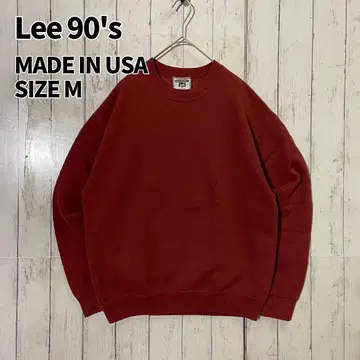 LEE 리 맨투맨 무지 90년대 USA제 M 사이즈[ST0024]