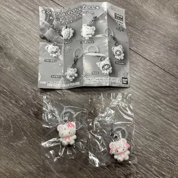 산리오 포근포근 스노우 메지루시 액세서리