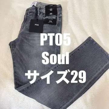 PT05 SOUL SLIM FIT 그레이 데님