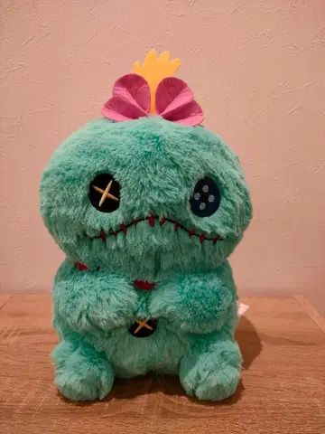 디즈니 스티치 포동포동 앉은 초 BIG 봉제 인형