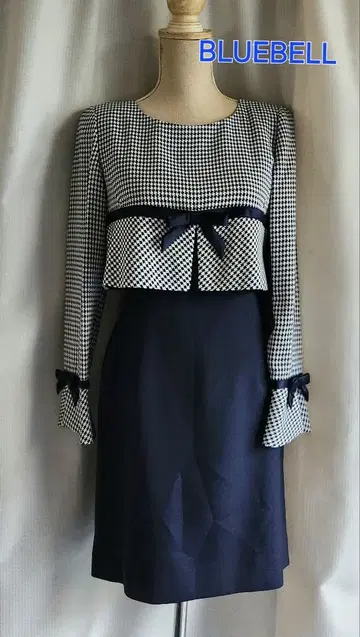 매우 새상품급 BLUEBELL 리본 포함 아가씨 원피스