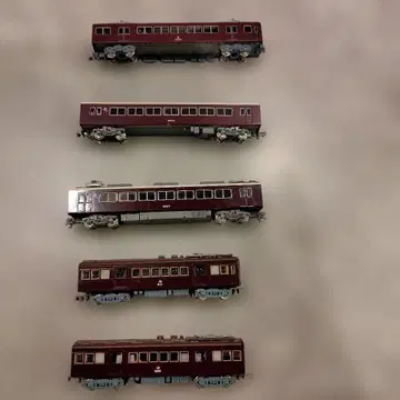 철도 모형 세트 와인 레드 611. 635 6862 6807 2804