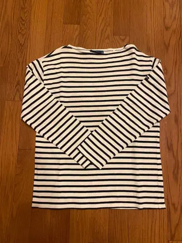 SAINT JAMES 스트라이프 긴팔 T셔츠