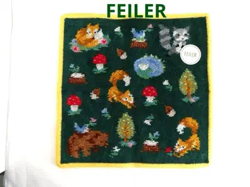 [페이러] 인더포레스트 손수건 동물들의 디자인