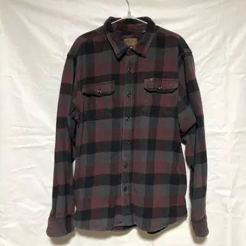 00s ORVIS 오비스 블록 체크 플란넬 셔츠 XL