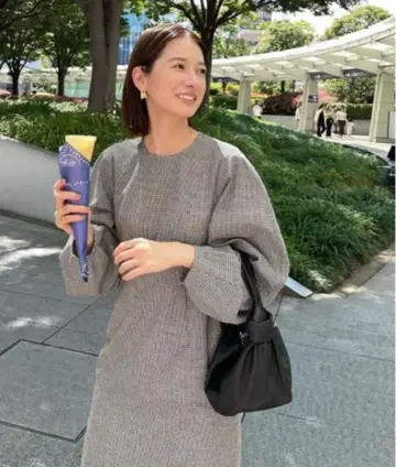 CLANE SEMI CIRCLE SLEEVE ONE PIECE