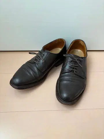 16_ORANGE ROOM 블랙 레이스업 슈즈