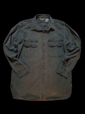 Cabela's 70년대-80년대 USA 셔츠 블랙 페이드