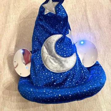 도쿄 디즈니 미키 Starlight Dreams 마법사 모자 LED 포함