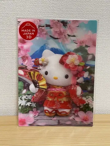 헬로키티 3D 입체 인쇄 일본제 기모노와 후지산