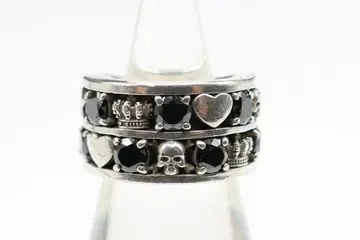 8호 저스틴 데이비스 듀오 참 반지 SRJ580 블랙