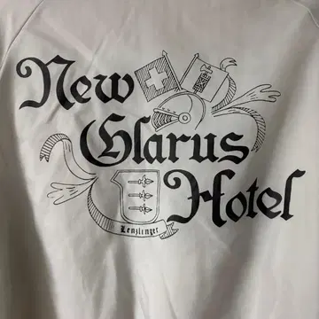 90s New Glarus Hotel 빈티지 블루종 바시티 자켓 M