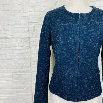 인디비 트위드 S 노카라 자켓 포멀 [ 89-39 ]